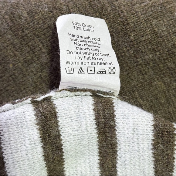 Madewell | Striped Cotton-Wool Blend Pullover Sweater | Size S | EUC - Picture 8 of 8